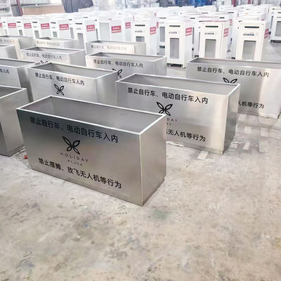 お買い得 都市の街路プロジェクト用グリーン屋外316Lステンレス鋼アルミニウムプランター オンライン