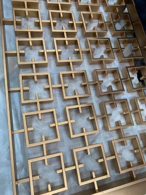 お買い得 カスタムステンレス鋼ルームディバイダースクリーンレーザーカットデザイン オンライン