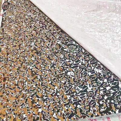 お買い得 KTV天井304ビッグシルバー水波エンボスミラー8k装飾ステンレス鋼板 オンライン