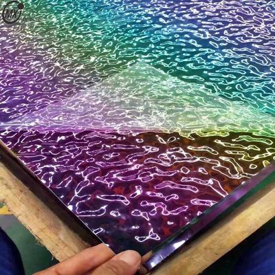 お買い得 異なる色 水の波 鏡 表面 8k 装飾 ステンレス鋼板 オンライン