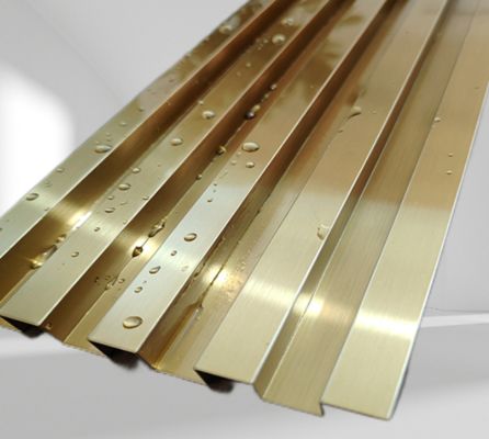 201 304 316 PVD Coating  Stainless Steel Ceramic Tile Accessories, Skirting Board
