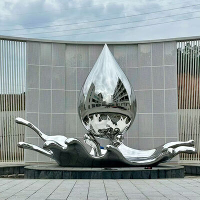 粉末で覆われた 316L ステンレス鋼 外壁の彫刻家