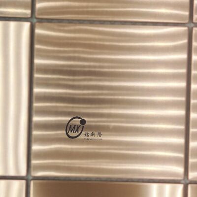 お買い得 マットブラックのステンレス鋼のモザイクタイル耐火性商業プロジェクトの壁パネル工場直接供給 オンライン