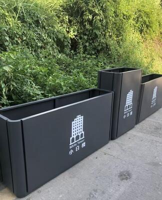 お買い得 排水孔のプレミアムカスタマイズ可能なステンレスステールアウトドアプランターボックス オンライン