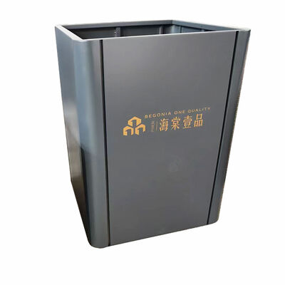 お買い得 モダンな幾何学模様のステンレス鋼プランターボックス、ガラスインサート付き オンライン