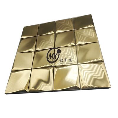 お買い得 Barcode Pattern Stainless Steel Mosaic for Modern Retail Shop Decoration オンライン