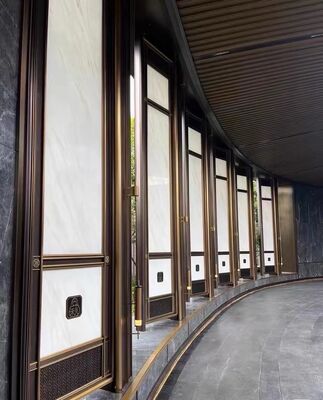 お買い得 Oriental Bamboo Pattern Stainless Steel Room Partition オンライン