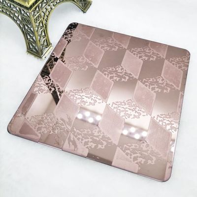 お買い得 SUS316色はステンレス鋼 シート1mm 3mmのエレベーターの装飾をエッチングした オンライン