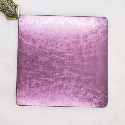 お買い得 真珠の振動ローズの赤いステンレス鋼 シートAntiwear PVD BV オンライン